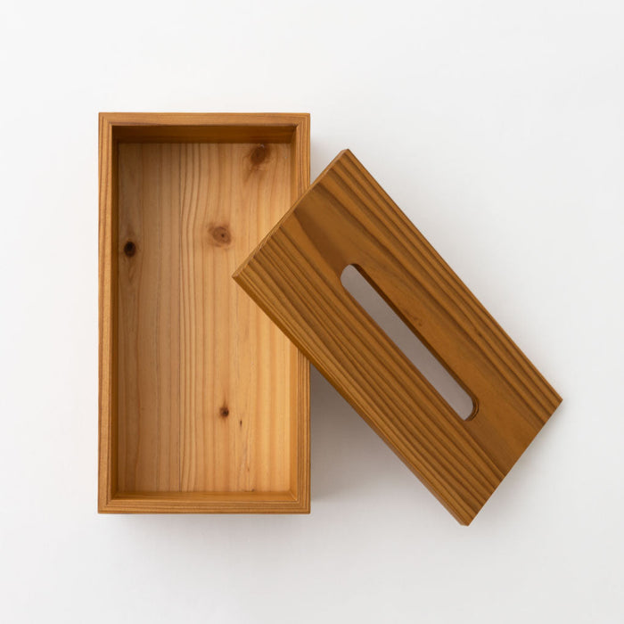 ティッシュボックス /スギ（化粧圧縮材）