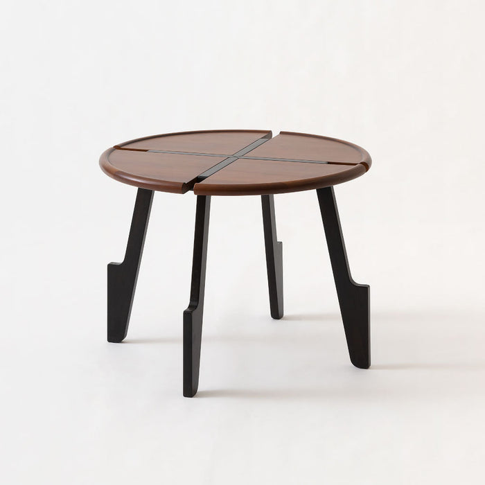 サイドテーブル /レギュラータイプ /ツートン（ビーチ×スギ圧縮板目材）