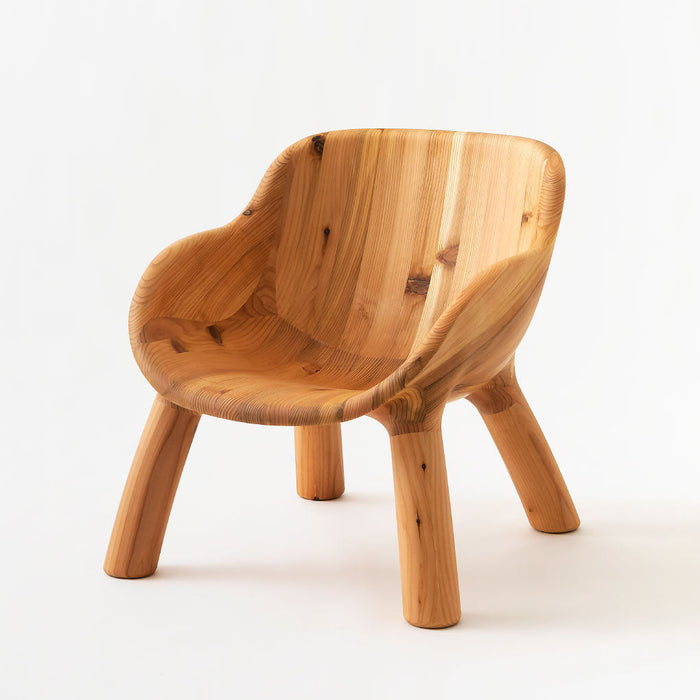 ラウンジチェア /スギ（板目材 節入り）