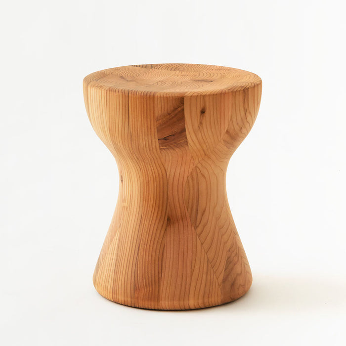 スツール /スギ（板目材 節入り）