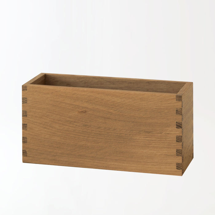 ワゴン用ボックス（1ヶ）/ホワイトオーク