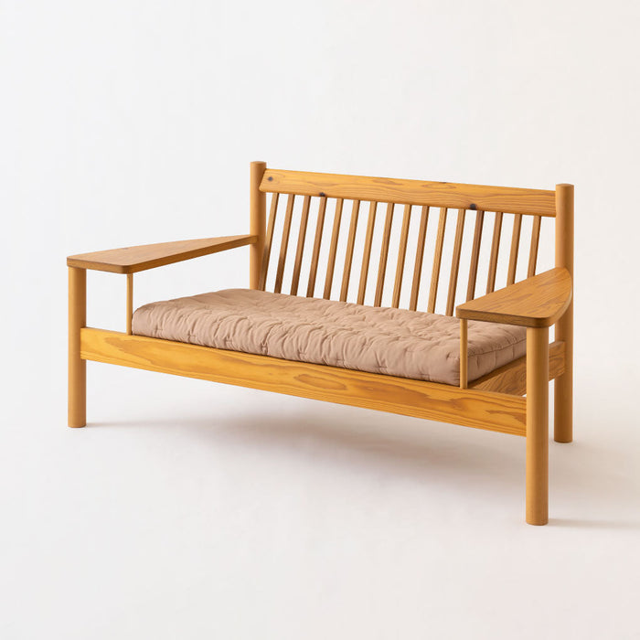 ソファ（Etna）/2P /スギ（圧縮板目材 節入り）