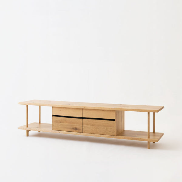 AVキャビネット /W200 /ナラ（節入り）