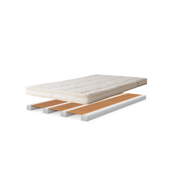 ウッドスプリング+ラテックスマットレス /圧縮スギ /セミダブル