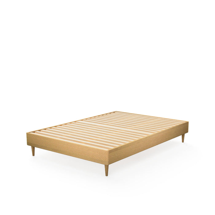 ヘッドレスベッド　ベッドフレームのみ /ダブル /ビーチ