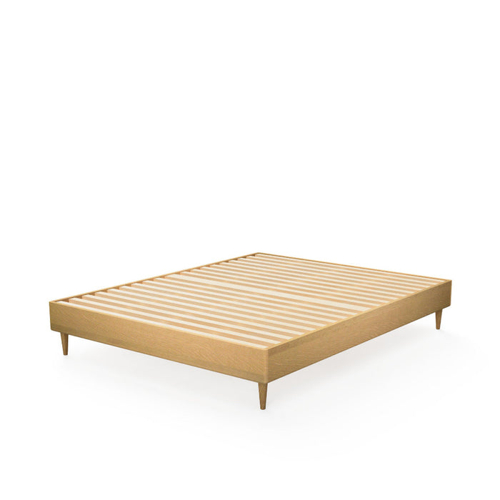 ヘッドレスベッド　ベッドフレームのみ /クイーン /ビーチ