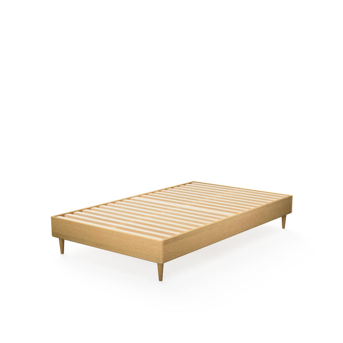 ヘッドレスベッド　ベッドフレームのみ /セミダブル /ホワイトオーク