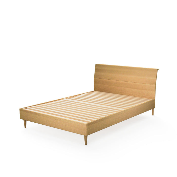 スタンダードベッド　ベッドフレームのみ /ハイバックタイプ /ダブル /ホワイトオーク