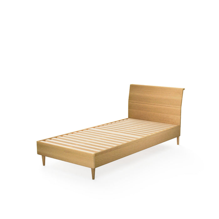 スタンダードベッド　ベッドフレームのみ /ハイバックタイプ /シングル /スギ（圧縮板目材 節入り）