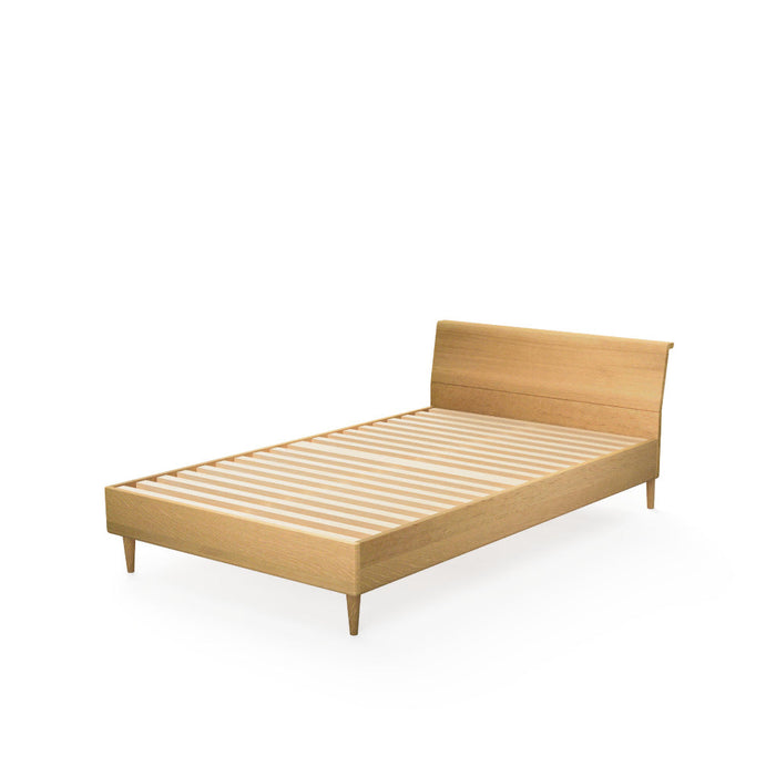 スタンダードベッド　ベッドフレームのみ /レギュラータイプ /セミダブル /ウォルナット