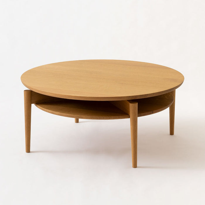 リビングテーブル /棚あり /ビーチ