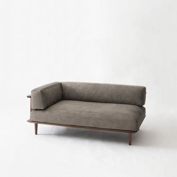 カウチ /右肘付き /ウォルナット