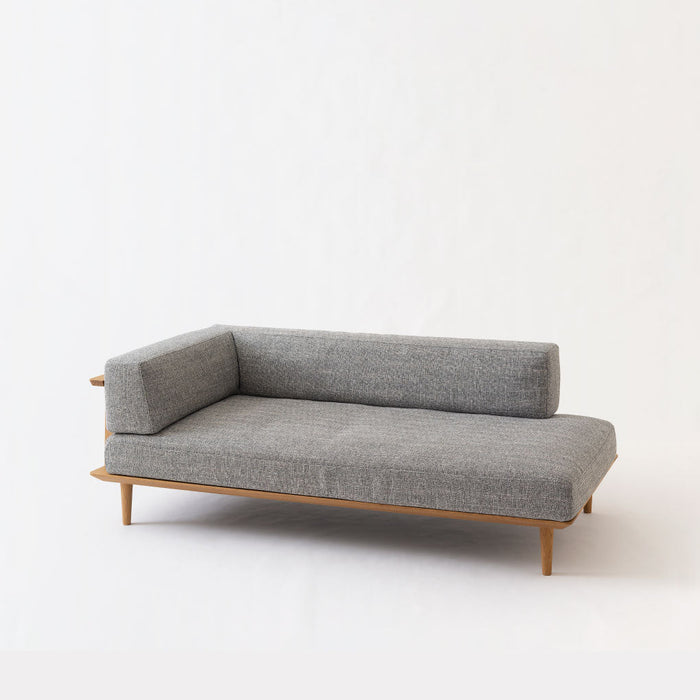 カウチ /W205 /右肘付き /ホワイトオーク