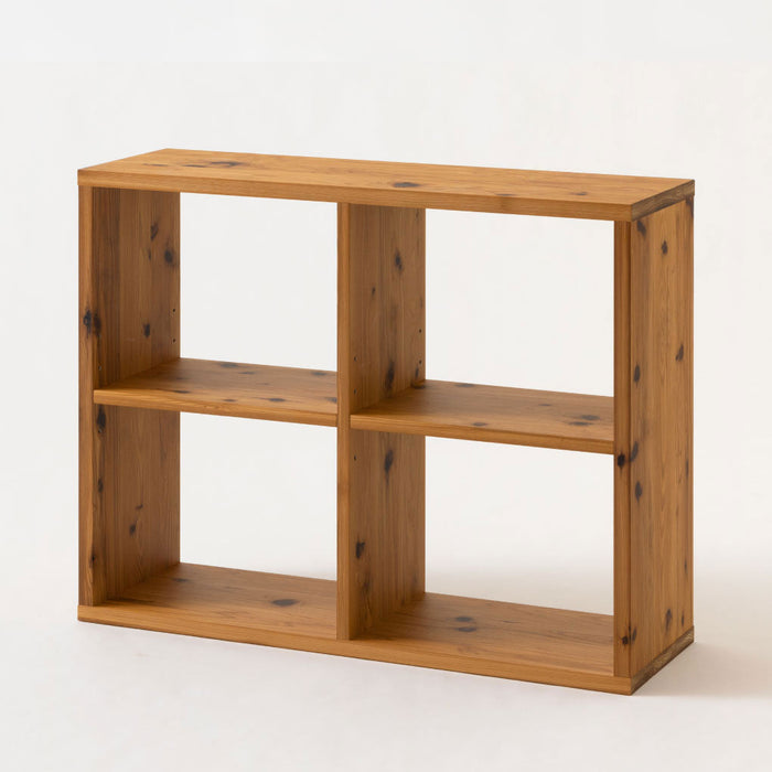 オープンキャビネット /スギ（圧縮板目材 節入り）