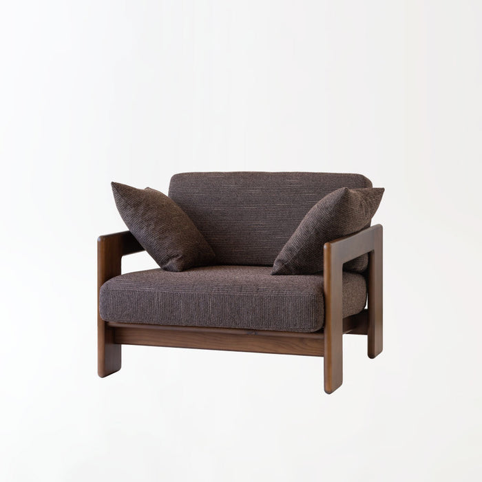 ソファ /1P /スギ（圧縮板目材 節入り）