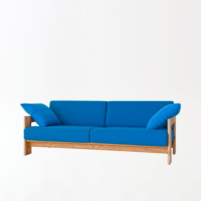 ソファ /3P /スギ（圧縮板目材 節入り）