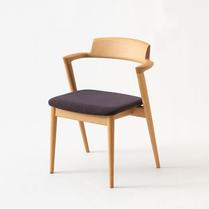 セミアームチェア（張り座）/レギュラータイプ /ビーチ