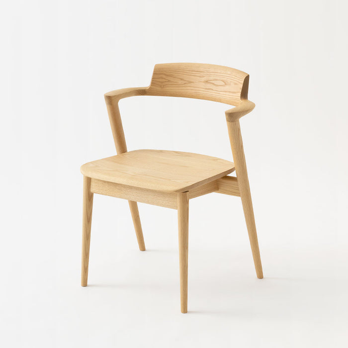 セミアームチェア（板座）/クリ