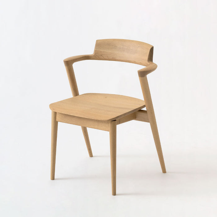 セミアームチェア（板座）/ナラ