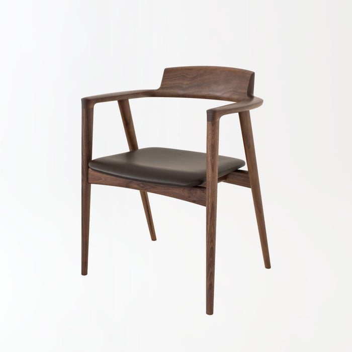 アームチェア（張り座）/ハイタイプ /ウォルナット