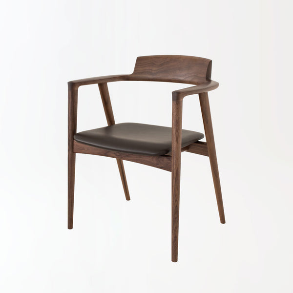 アームチェア（張り座）/ハイタイプ /ウォルナット