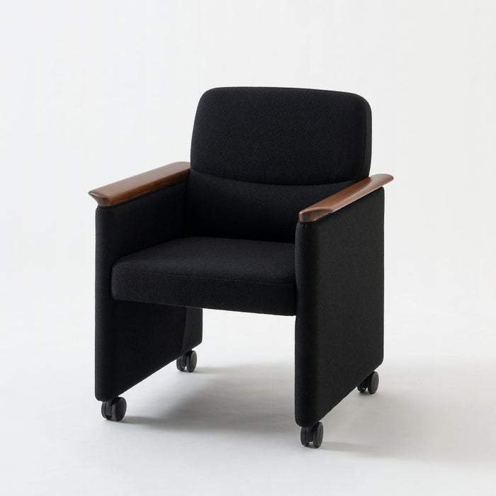 応接チェア /スギ（圧縮柾目材）