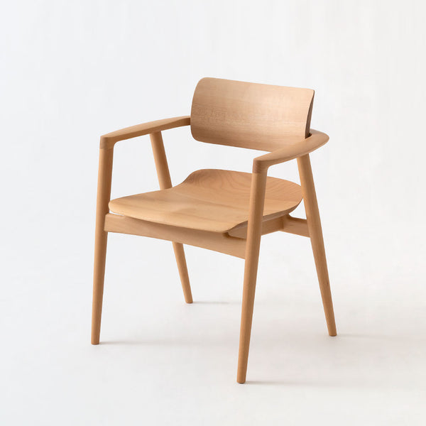 アームチェア（板座）/ビーチ