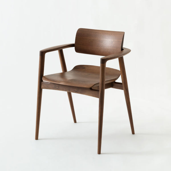 アームチェア（板座）/ハイタイプ/ウォルナット