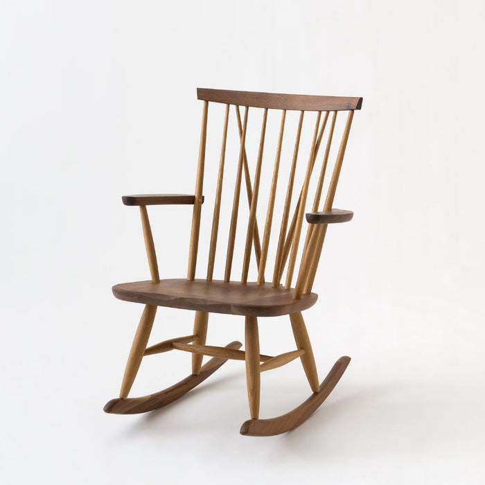 ロッキングチェア /ツートン（ホワイトオーク×ウォルナット）