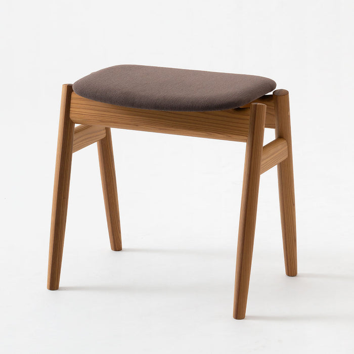 スツール（張り座）/KASANE/スギ（圧縮板目材）