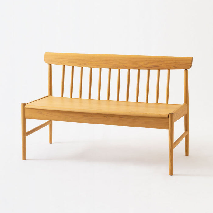 ベンチ（板座）/ヒノキ（圧縮板目材）