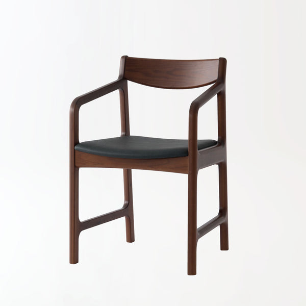 アームチェア（張り座）/スギ（圧縮板目材）