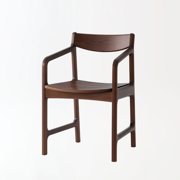 アームチェア（板座）/スギ（圧縮板目材）