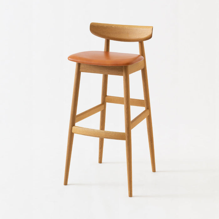 カウンターチェア（張り座）/ホワイトオーク
