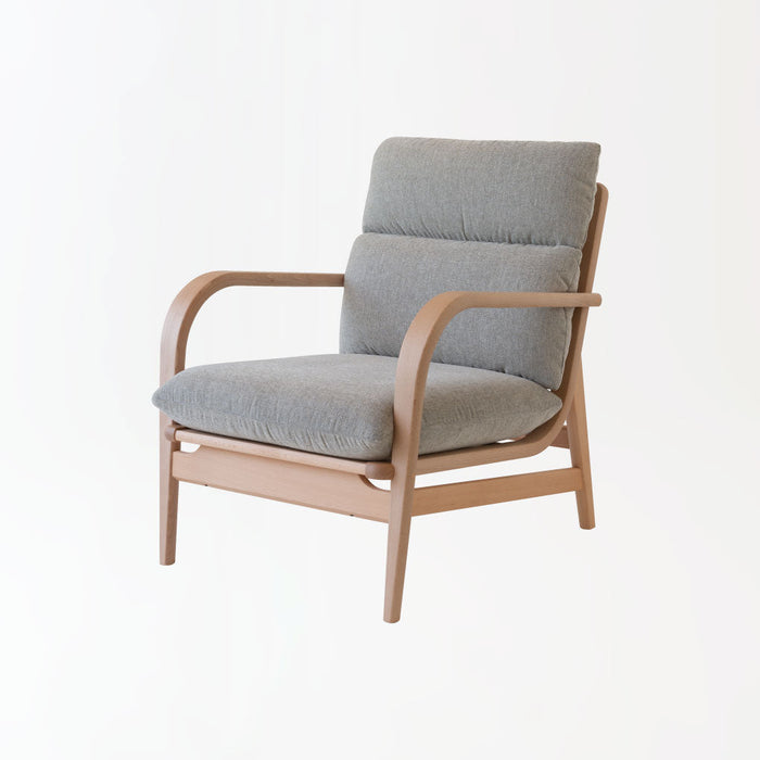 リビングチェア（両肘付き）/ホワイトオーク