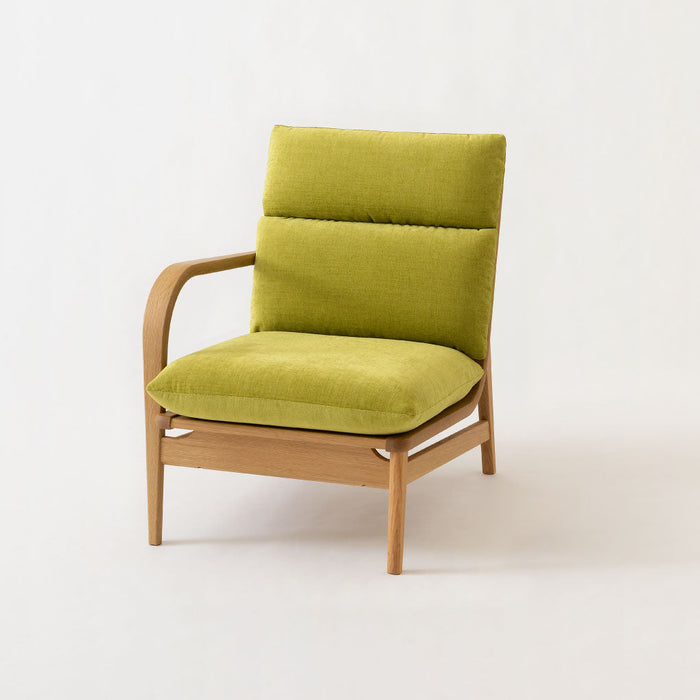 リビングチェア（片肘付き）/右肘付き /ビーチ