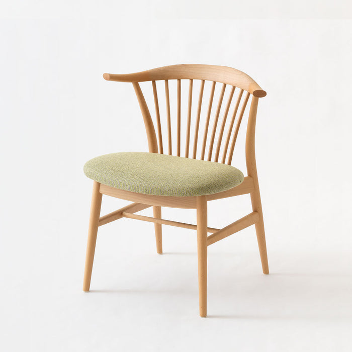 セミアームチェア /ビーチ