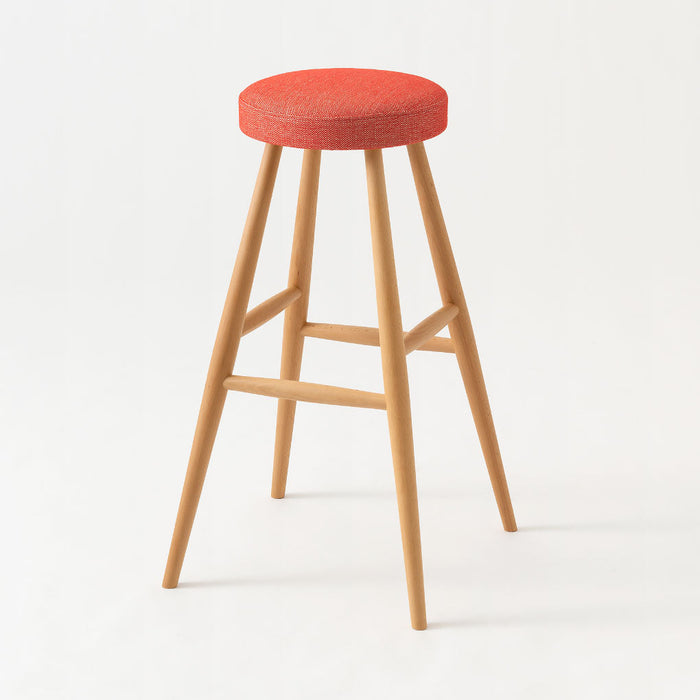 ハイスツール（張り座）/ビーチ