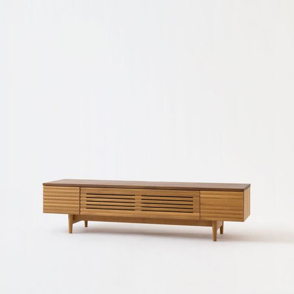 AVキャビネット /W160 /ツートン（ホワイトオーク×ウォルナット）