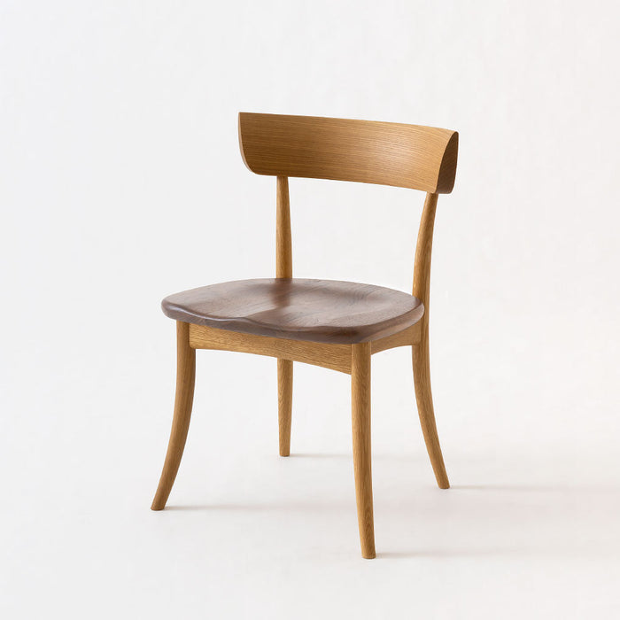 チェア（板座）/ツートン（ホワイトオーク×ウォルナット）