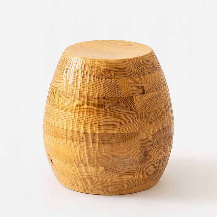 スツール /スギ（板目材 節入り）