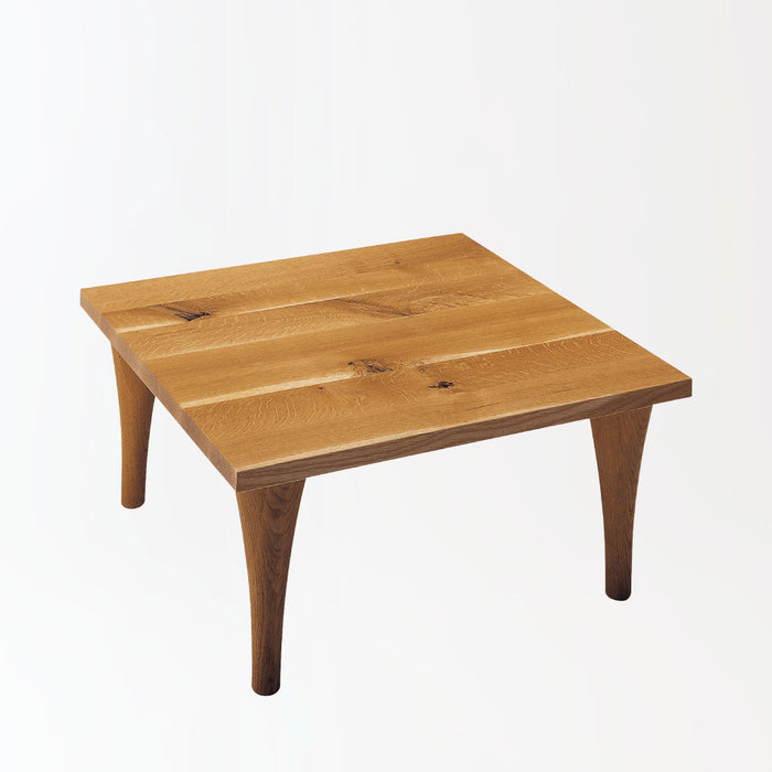 正方形コーナーテーブル /ホワイトオーク（節入り）