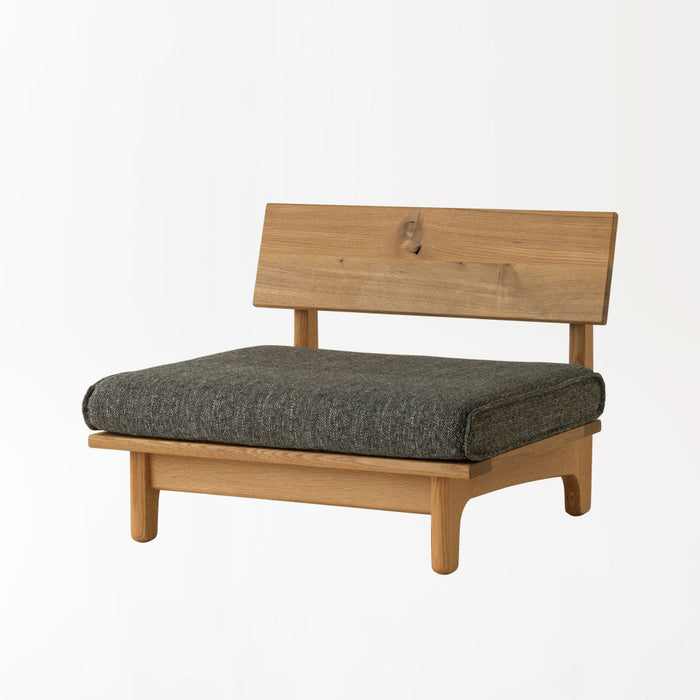 ソファ（肘なし）/1P /ホワイトオーク（節入り）