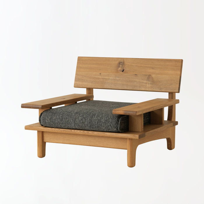 ソファ（両肘付き）/1P /ホワイトオーク（節入り）