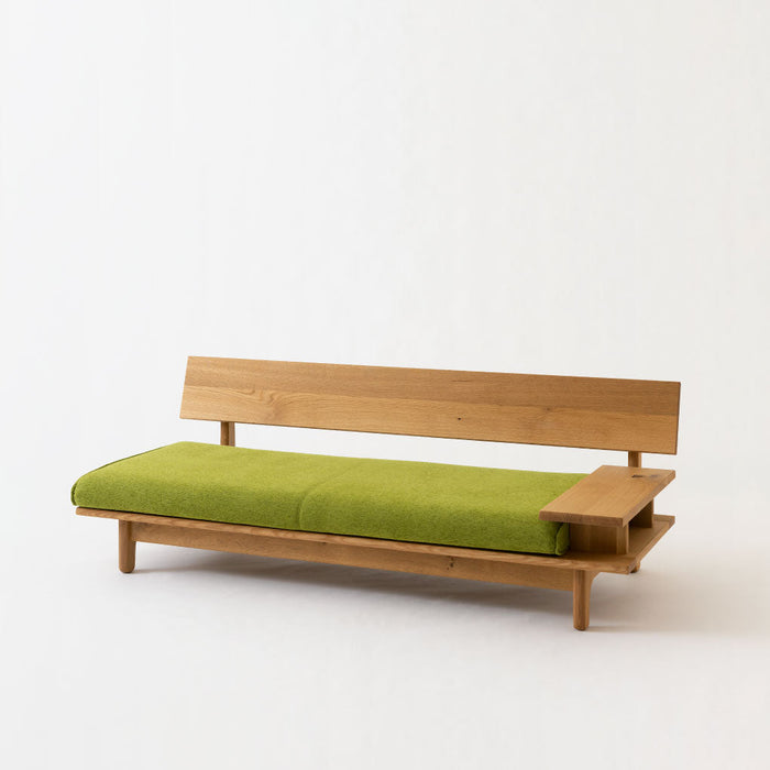 ソファ（片肘付き）/3P /左肘付き /ホワイトオーク（節入り）