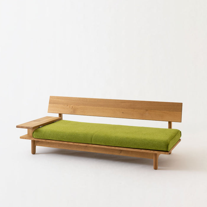 ソファ（片肘付き）/3P /右肘付き /ホワイトオーク（節入り）