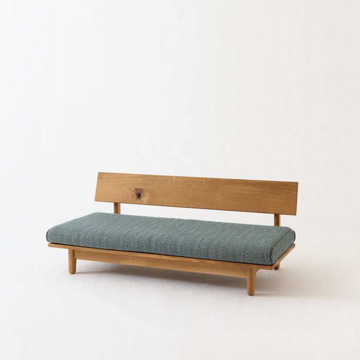 ソファ（肘なし）/2P /ホワイトオーク（節入り）