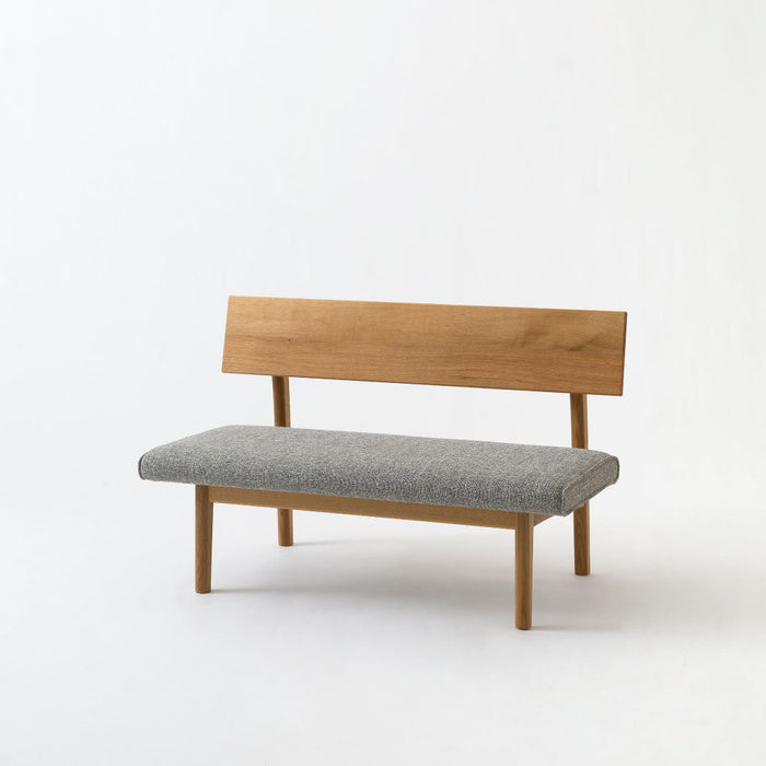 ベンチ /W120 /LDタイプ /カバーリング仕様 /ホワイトオーク（節入り）