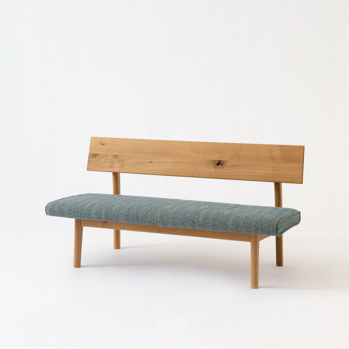 ベンチ /W165 /LDタイプ /カバーリング仕様 /ホワイトオーク（節入り）