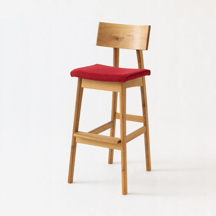 カウンターチェア（張り座）/ホワイトオーク（節入り）